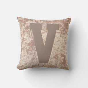 Luxe velours stylisé coussin d'oreiller jettent
