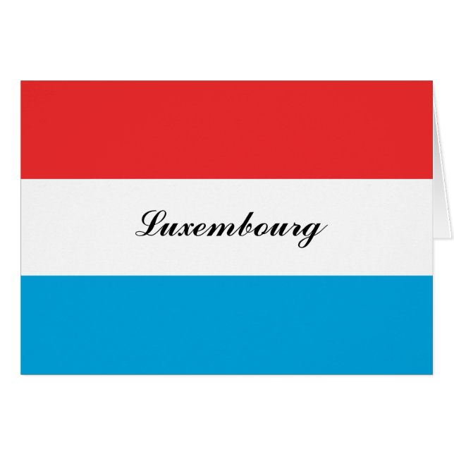 luxembourg (Devant horizontal)