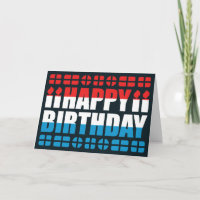 Luxembourg Carte d'anniversaire