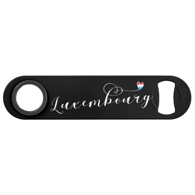Luxembourg Drapeau Coeur, Luxembourg (Devant (Horizontal))