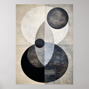 Luxueuse Abstraction Géométrique Art Déco Minimali