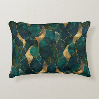 Luxueux Coussin d'accents Abstrait géométrique