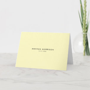 Luxueux Minimaliste Jaune Vide