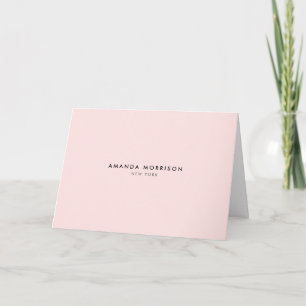 Luxueux Minimaliste Vide Rose