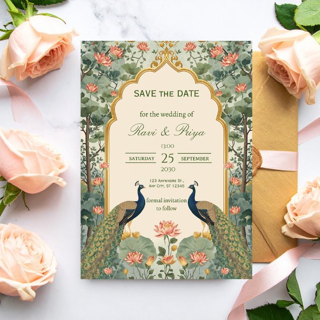 Luxueux Pichwai Mariage Indien Date à Réserver (Créateur téléchargé)