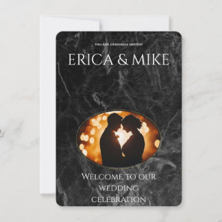luxurious wedding invitation