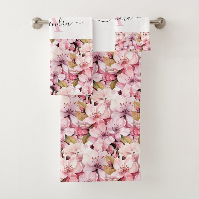 Luxury Bath Towel Set | Pamper Yourself w/ Flowers (En situation)