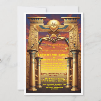 Luxury Egyptian Wedding Invitation | Union Under 