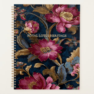 Luxury Floral Vintage Royal Planner