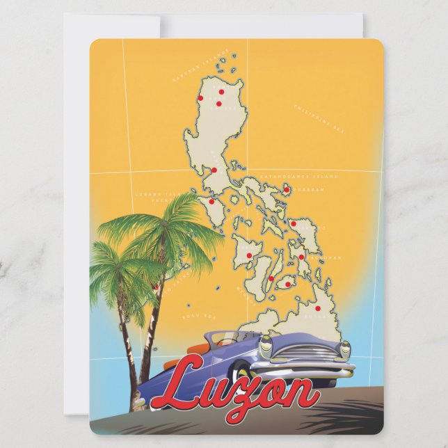 Luzon Philippines poster Voyage (Dos)
