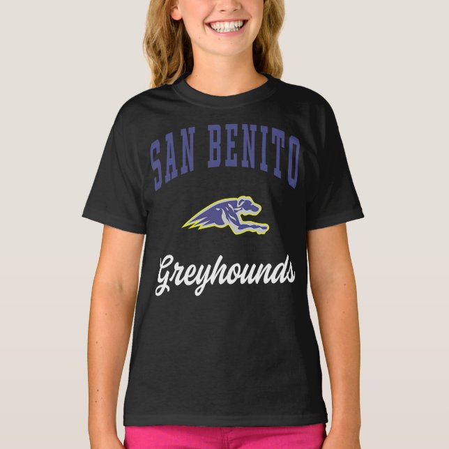 Lycée de San Benito Greyhounds T-Shirt (Devant)