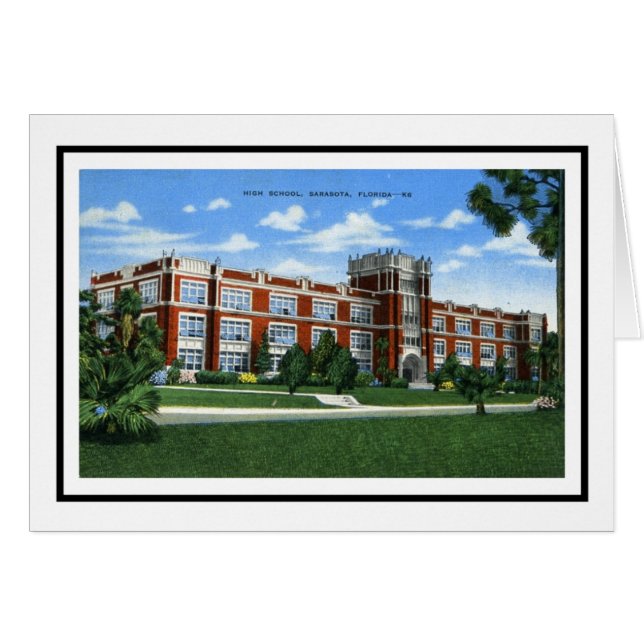 Lycée de Sarasota, Sarasota, Floride (Devant horizontal)