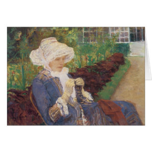 Lydia Crocheting en Jardin à Marly, Mary Cassatt