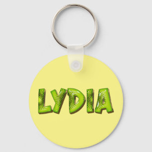 Lydia Name Kiwi Design Porte-clés