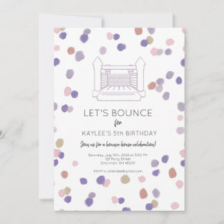 Lyla Bounce Invitation de la fête de la maison
