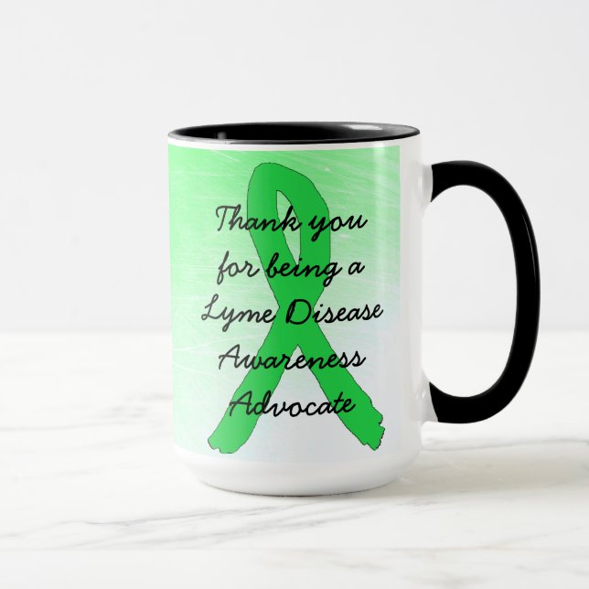Lyme Disease Advocate Merci Coffee Mug (Droite)