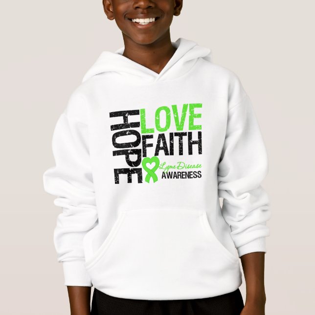 Lyme Maladie Hope Amour Foi (Devant)
