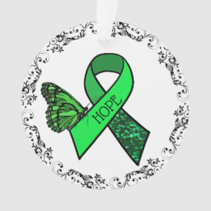Lyme Maladie Ruban et Papillon Noël