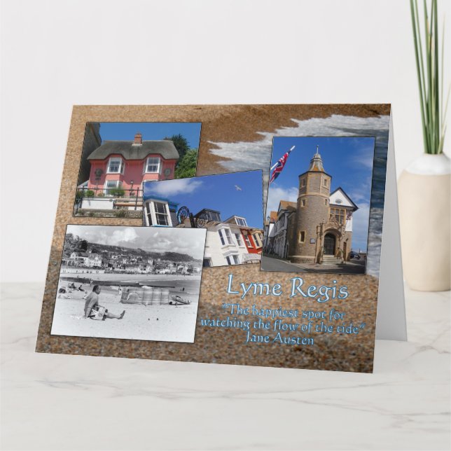 Lyme Regis, une carte de voeux de... (Devant)