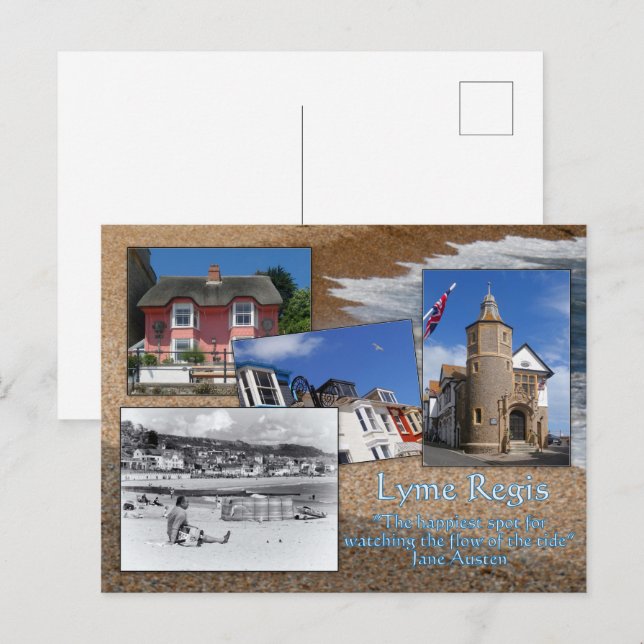 Lyme Regis, une carte postale de... (Devant / Derrière)