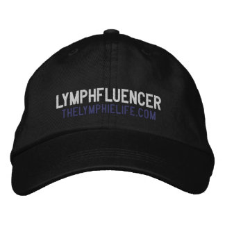 "Lymphfluencer" Casquette brodé (noir)