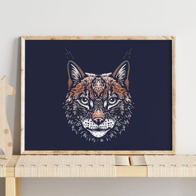 Lynx | Impression sur toile Lynx animal de forêt (Créateur téléchargé)