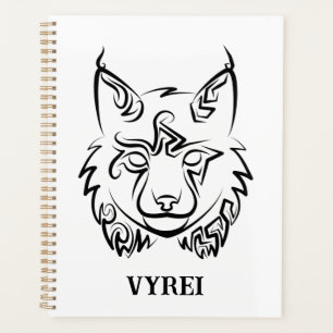 Lynx tribale noire et blanche