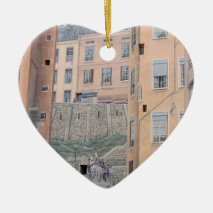 Lyon, France - ornement d'arbre de Noël