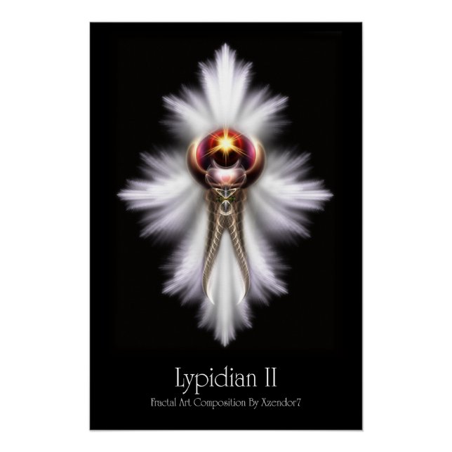 Lypidian II Fractal Art M2 Poster parfait (Devant)
