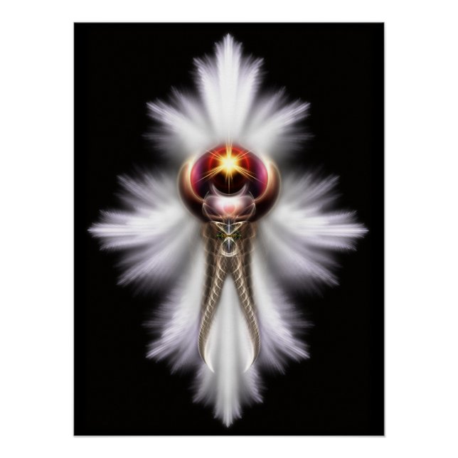 Lypidian II Fractal Art Poster parfait (Devant)