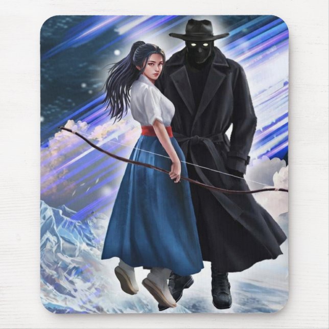 Lyra et Nightshadow  Tapis de souris (Devant)