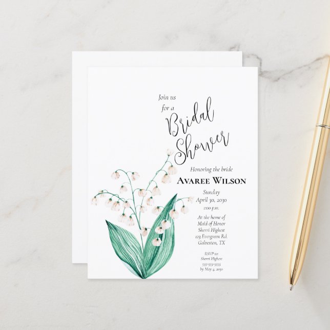 Lys BUDGÉTAIRE de la vallée (Devant/Arrière en situation)