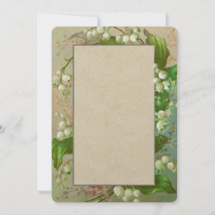 Lys de la Vallée des invitations de mariage