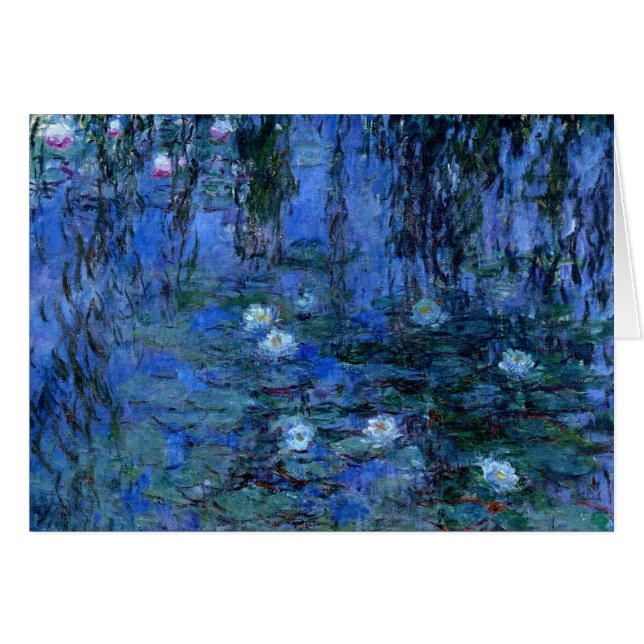 Lys d'eau bleu Claude Monet (Devant horizontal)