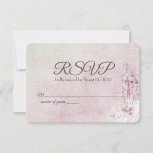 Lys du bouquet de vallée et papillon RSVP