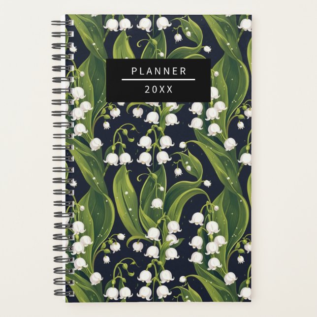 Lys élégant de la Vallée Floral Planner (Devant)