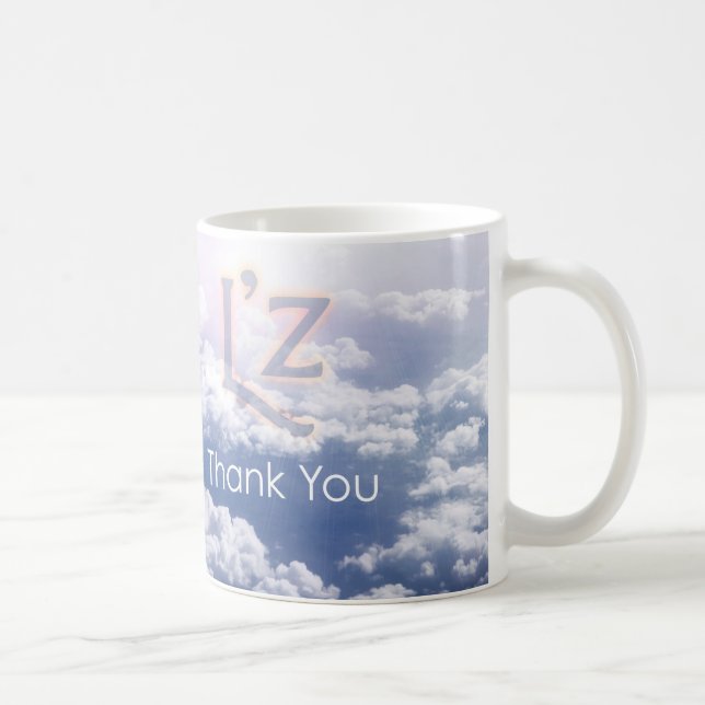L'z "merci" tasse de café classique (Droite)