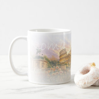 LZO01A mosaic of ROME, Lazio, Italy, Coffee Mug
