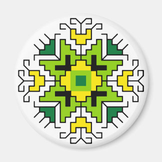 M0014 Magnet motif folklorique bulgare shevitsa ve