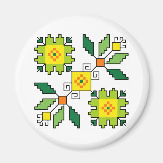 M0024 Magnet motif folklorique bulgare shevitsa ve