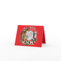 M. Bickles La carte de Noël des écureuils