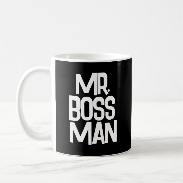 M. BOSS MAN CAFÉ MUG (Gauche)