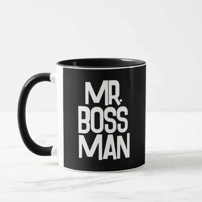 M. BOSS MAN CAFÉ MUG (Gauche)