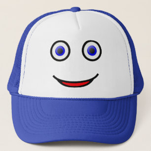 M. - casquette heureux de camionneur de visage