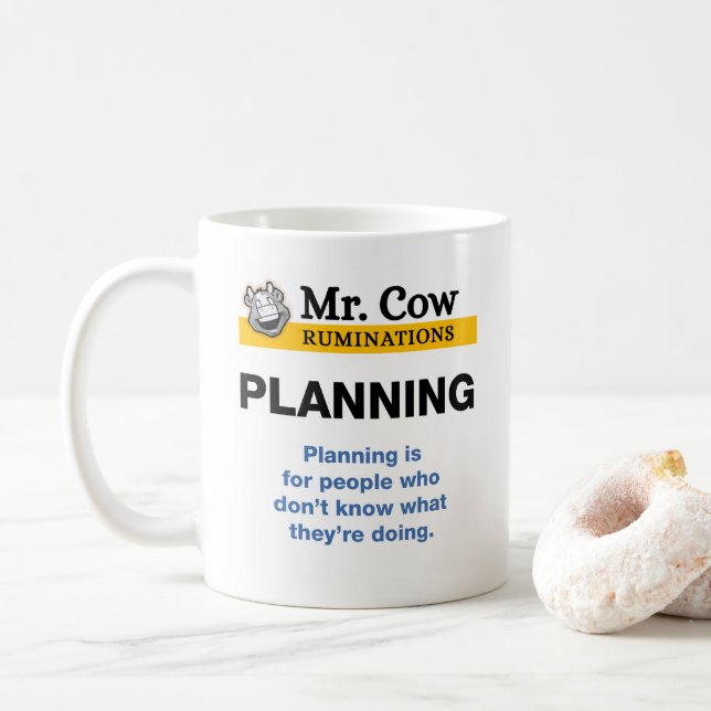 M. Cow Mug - Planification (Avec donut)