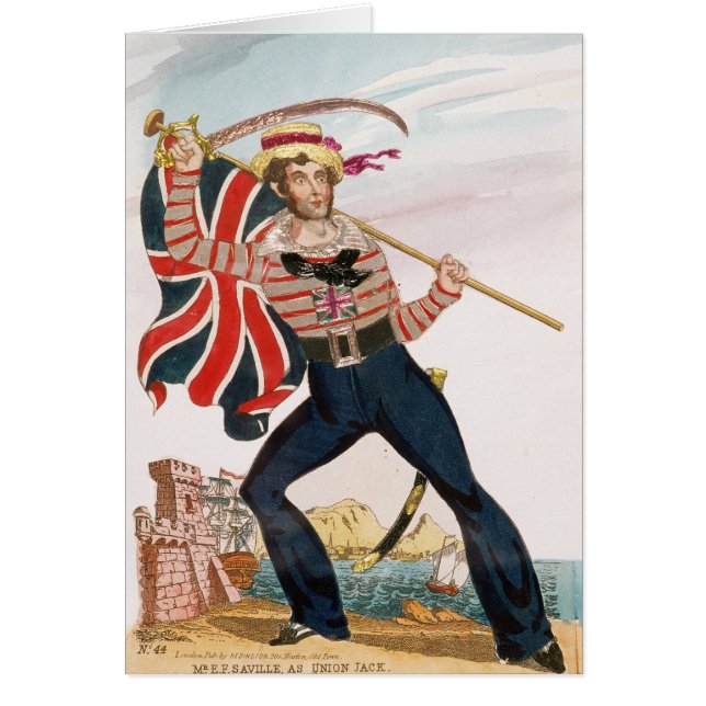 M.E.F. Saville en tant que 'Union Jack (Devant)