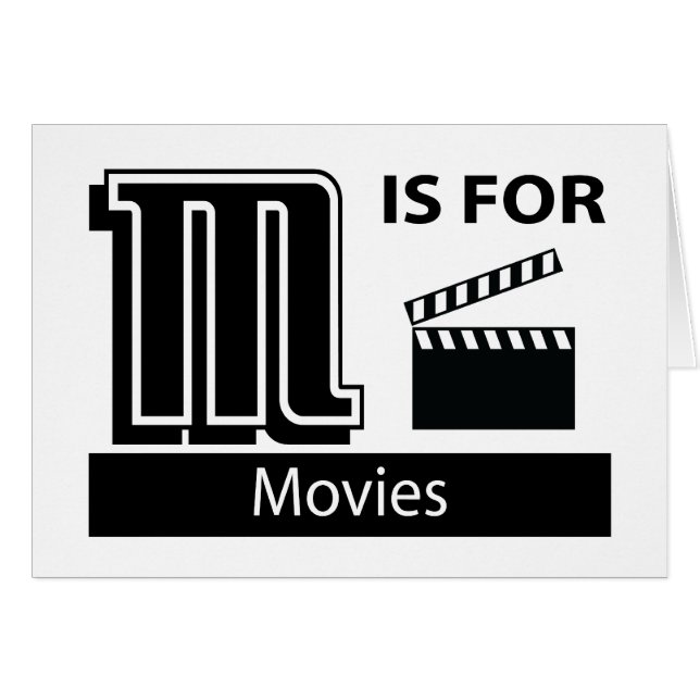 M est pour des films (Devant horizontal)