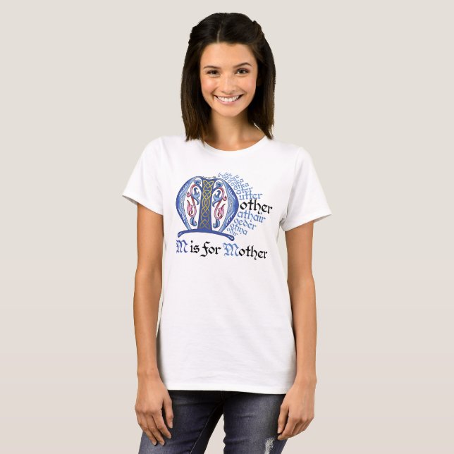 M est pour T-Shirt Mère (Devant entier)