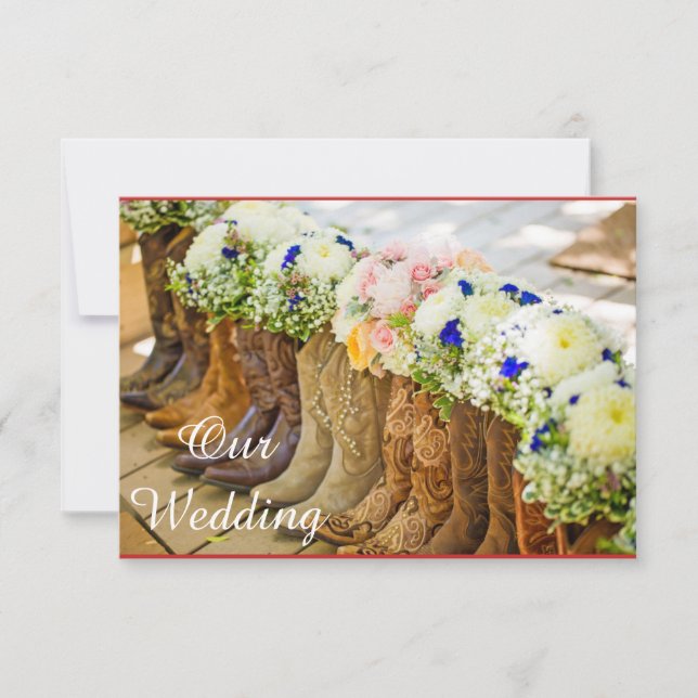 M. et M. faire-part de mariage (Devant)