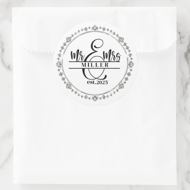 M. et Mme Autocollant (Sac)